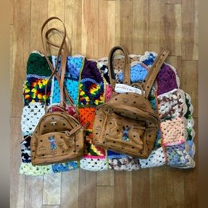 - Rare! MCM Limited edition Rabbit Backpack mini phone bag casual bag trav…